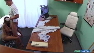 Cum on Ebony's Pussy in the Office - бесплатное порно на GEEZ.TUBE