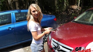 Amateur Car Wash Sex with Cumshot - бесплатное порно на GEEZ.TUBE