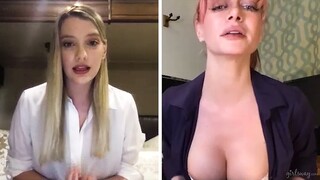 Kenna James in Lingerie Teases Serene Siren’s Big Tits - бесплатное порно на GEEZ.TUBE