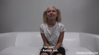 Kristyna Sexy Euro Blonde Casting Scene - бесплатное порно на GEEZ.TUBE