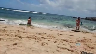 Athena Rayne’s POV beach sex with footjob and facial - бесплатное порно на GEEZ.TUBE