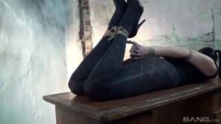 Latina BDSM Slut Corazon Del Angel Tied & Tits Abused - бесплатное порно на GEEZ.TUBE