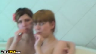 Lesbian sauna sex with Aspen Richardsen - бесплатное порно на GEEZ.TUBE