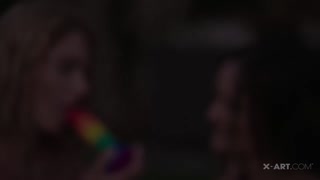 Lesbian Lolita Threesome - Rainbow Toy Orgasms - бесплатное порно на GEEZ.TUBE