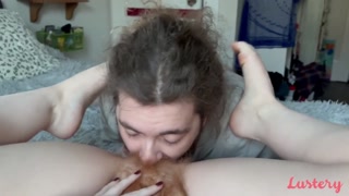 Foot Fetish POV: Amber Worships Patrick's Feet and Sucks Toes - бесплатное порно на GEEZ.TUBE
