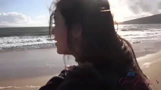 Audrey Royal Enjoys Creampie After Aquarium Adventure - Beach Sex with Tattoo - бесплатное порно на GEEZ.TUBE