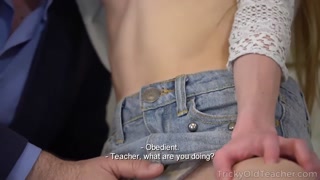 Adel Bye rewards old man with a hot handjob - бесплатное порно на GEEZ.TUBE