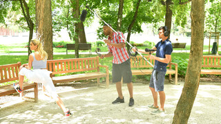 Two on One: Cherry Kiss Takes on Two Studs in Threesome - бесплатное порно на GEEZ.TUBE
