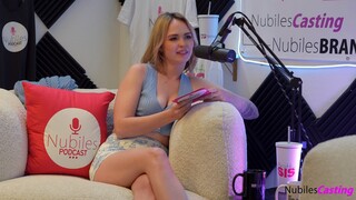 Blonde and Beautiful: Tiny Rhea on the Nubiles Podcast - бесплатное порно на GEEZ.TUBE