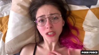 Amateur Pair Fucks Hardcore - Brunette Gets Cum on Face! - бесплатное порно на GEEZ.TUBE