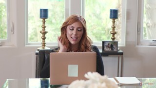 Lauren Phillips' Long Hair and Big Tits Shine in Office - бесплатное порно на GEEZ.TUBE